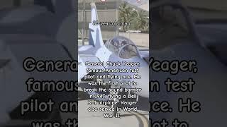 89-year-old man flies again General Chuck Yeager, famous American test pilot and flying ace.