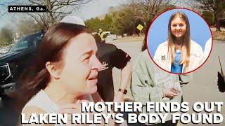 Laken Riley's mother's reaction over daughter's body discovery