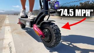 Riding My Fastest "Affordable" Electric Scooter - Nanrobot LS7+