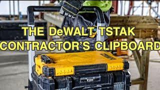 The DeWalt TSTAK Contractor’s Clipboard