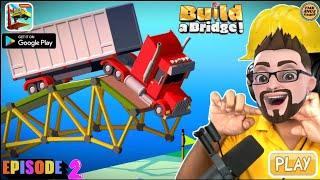 Build a bridge Gameplay | I BECAME A BRIDGE BUILDER | POLY BRIDGE 3 GAME | BRIDGE BUILDING IS FUN