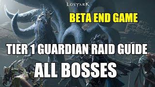 Tier 1 Guardian Raid Guide - All Bosses - BETA TEST/LAUNCH END GAME - Lost Ark