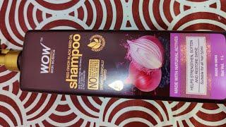 wow onion shampoo #nosulphate #noparaben #wow