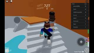 Playing Tower Of Hell In Roblox