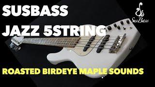 SUSBASS Artist "ROBIQ" (Jazz Bass birdeye maple.)