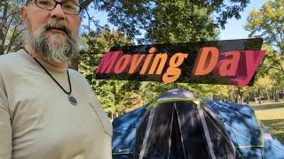 Homeless Vlog: Moving Day 10/8/24  #homeless #statepark #tentlife