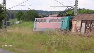 Henkelzug in voller Fahrt zwischen Lehrberg und Uffenheim (Bayerbahn BR 140)  |  Alex E