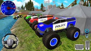 Juegos De Carros - Police Monster Trucks Impossible Driver #2 - Car Extreme Racing Android GamePlay