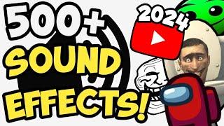 500+ MODERN SOUND EFFECTS PACK 2024 FREE DOWNLOAD