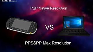 PSP Native Quailty VS PPSSPP Max Quailty