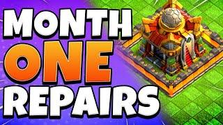 TH16 Rushed Base Progress in 30 Days in Clash of Clans?