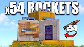 This 1x1 Base Costs 54 Rockets To Raid in Rust (World's Strongest Solo Base)