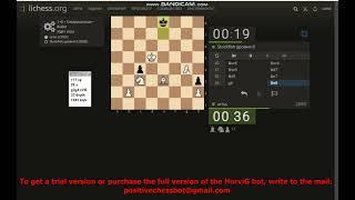 HorviG Universal ChessBot Full Version's game 1+0    (Полная версия HorviG Universal ChessBot)