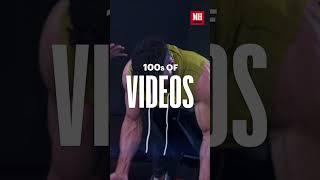 Grow your bis, tris, & forearms — with the help of our extensive workout video library  #armworkout