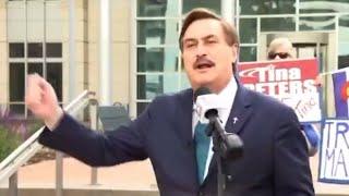 MyPillow Mike Lindell MELTS DOWN outside his trial