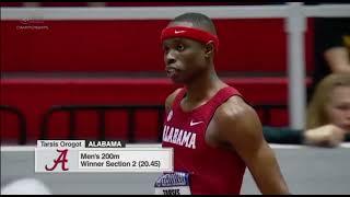 SEC INDOOR TF : MEN 200M FINAL SECTION 2