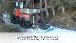 Bauhof Lech am Arlberg, Winterwanderweg Präparation Holder C270