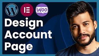 How To Design My Account Page In WooCommerce Using Elementor (step by step)