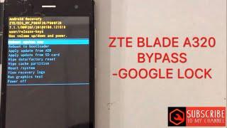 ZTE BLADE A320 frp bypass google account