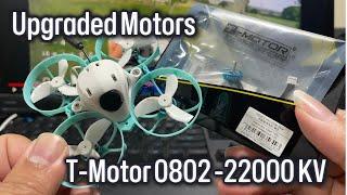 I upgraded my Meteor 65 Pro Motors to T-Motors 0802 22000KV Motors