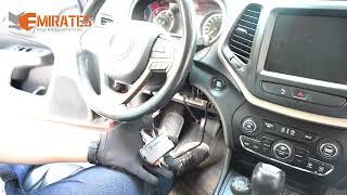 Fortin, remote start installation and program step by step on Jeep Cherokee 2015