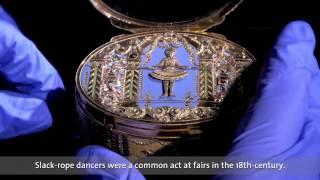 The slack rope dancer: An 18th-century music box