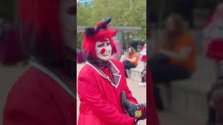 Hazbin Hotel Alastor vs Lucifer Cosplay #hazbinhotelcosplay #hazbinhotelalastor #hazbinhotellucifer