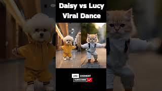 Funny cat vs dog dance #funnycatdance #funnydogdance #catvsdogs #shorts #shortsfeed
