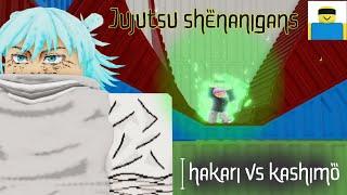 HAKARI VS KASHIMO incredible battle in jujutsu shenanigans