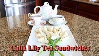 Calla Lily Tea Sandwiches