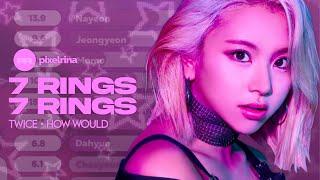 [How Would Sing] 7 Rings (by Ariana Grande) - TWICE (트와이스)  [REQUESTED #2]