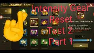 Guns of Glory Intensity Gear Reset Update 5.8.0 Warning Part.1