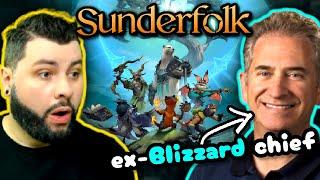 Another New Game From Ex-Blizzard Staff Is Coming... SUNDERFOLK REVEAL REACTION