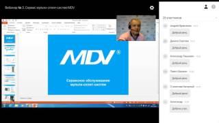 Курс №2. Вебинар № 3. Сервис мульти-сплит-систем MDV