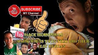 Mark Wiens Twin Thai Brother Eating Musang King Durian In Penang, 槟城猫山王