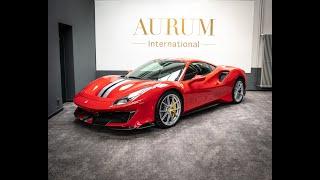 (2020) FERRARI 488 PISTA ROSSO CORSA Walkaround by AURUM International in 4K