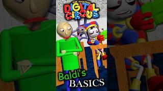 Pomni, Jax, and Baldi Interaction!! #baldisbasics #theamazingdigitalcircus #animation #art