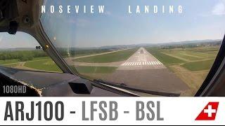 VERY NICE ARJ Manual Landing in Basel : Gopro2 HD test