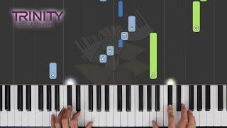 Minuet in G / TRINITY Piano Grade 2 2021-2023 / Synthesia Piano tutorial