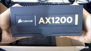 Corsair AX1200 Modular Power Supply Unboxing