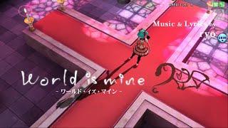 [PDA FT] Miku Hatsune - World is Mine / Мой Мир [rus sub + romaji]