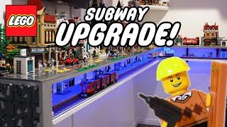 My LEGO City Subway Gets a HUGE Upgrade!