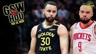 Golden State Warriors Full Team Highlights vs Rockets | Feb 13, 2025 | FreeDawkins