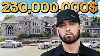 КАК ЖИВЁТ Eminem, ИМЕЯ ЧИСТЫЙ КАПИТАЛ В $230,000,000 | Биография Маршалла Мэтерса