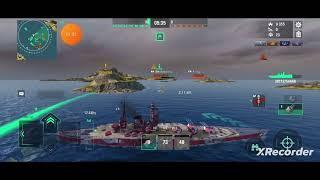 World of Warships Blitz:Izumo:Sinking Enemy Cruisers Part 1 #shorts