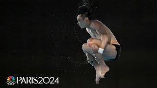 China completes diving gold medal sweep in Paris as Cao Yuan tops men's 10m platform | NBC Sports