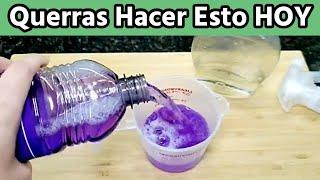 Este es el Mejor Limpiador Casero para Cristales, Vidrios, Espejos y topes de cocina!!