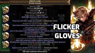 POE: Crafting FS Gloves and Rolling for +2 Max Frenzy (◆◆expensive)