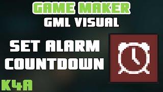 Set Alarm Countdown - GameMaker GML Visual