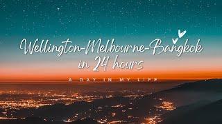 My 24 hour flight adventure from Wellington, New Zealand to Bangkok, Thailand via Melbourne